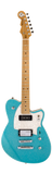 Reverend Guitars Chris Freeman Signature Electric Guitar, Turquoise Sparkle