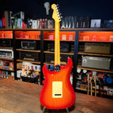 Fender American Ultra Luxe Stratocaster, Plasma Red Burst