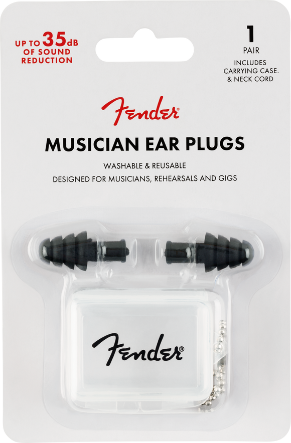 Fender Musician Series Ear Plugs, Black