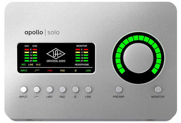 Universal Audio Apollo Solo USB Audio Interface - Heritage Edition ...