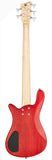 Warwick RockBass Streamer Standard 5, with Gig Bag - Burgundy Red Transparent Satin