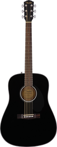 Fender CD-60S Dreadnought, Walnut Fingerboard, Black