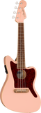 Fender Fullerton Jazzmaster Uke, Walnut Fingerboard, Tortoiseshell Pickguard, Shell Pink