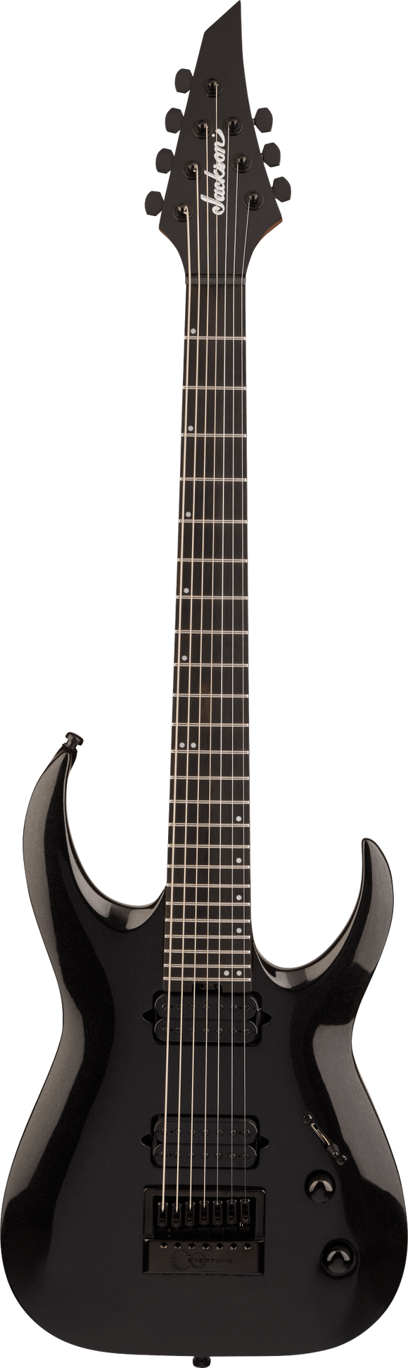 Jackson Pro Series Signature Misha Mansoor Juggernaut ET7, Ebony Fingerboard, Metallic Black