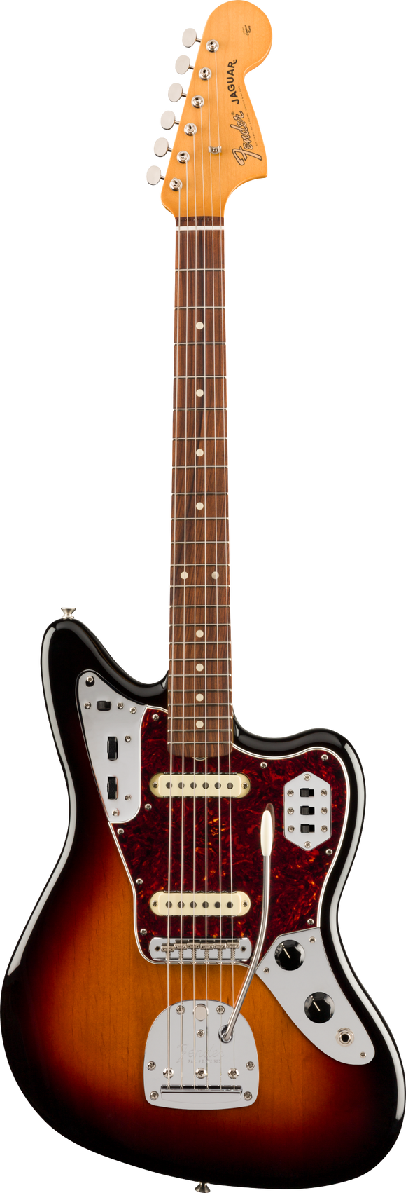 Fender Vintera '60s Jaguar, Pau Ferro Fingerboard, 3-Color Sunburst