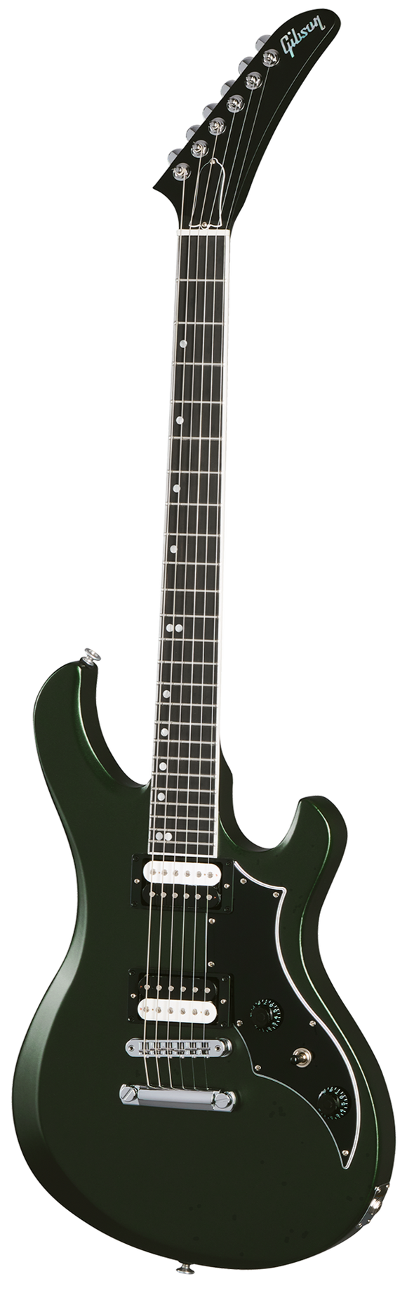 Gibson Victory Electric Guitar with Hardshell Case - Dark Green Satin