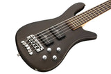 Warwick RockBass Streamer Standard 5, with Gig Bag - Nirvana Black Transparent Satin