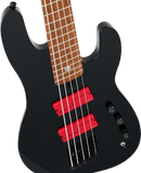 Charvel Sleep Token iii Signature Pro-Mod San Dimas Bass V, Caramelized Maple Fingerboard, Black