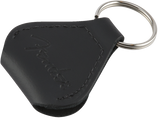 Fender Fender Leather Pick Holder Keychain, Black