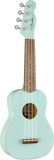 Fender Venice Soprano Uke, Walnut Fingerboard, Daphne Blue