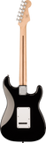 Squier Sonic Stratocaster Left-Handed, Maple Fingerboard, White Pickguard, Black