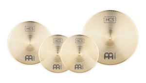 MEINL Cymbals HCS Practice Cymbal Set - 14" / 16" / 20"