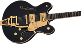 Gretsch Falcon Center Block LTD with String-Thru Bigsby and Gold Hardware, Ebony Fingerboard, Midnight Sapphire
