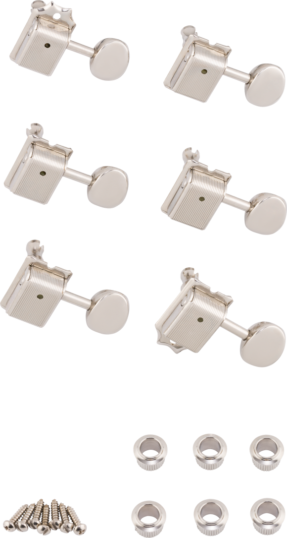 Fender American Vintage Guitar Tuning Machines, Nickel (6)