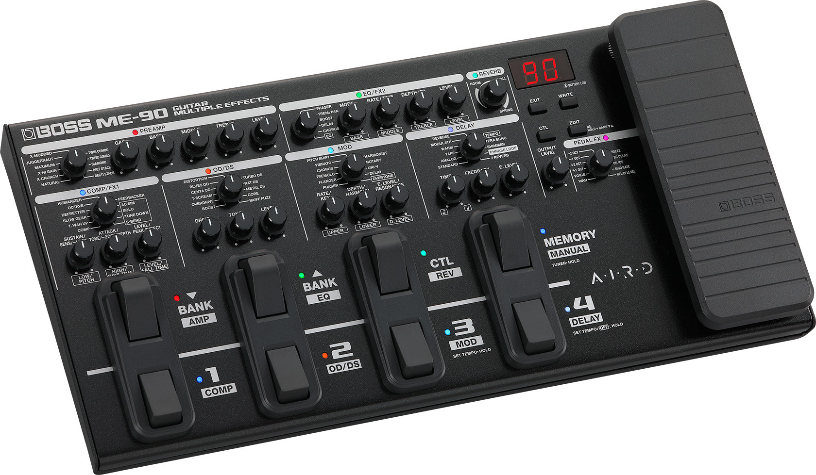 BOSS ME-90 Guitar Multi-Effects Processor – Oxbow Audio Lab