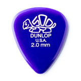 Dunlop Delrin 500 Guitar Pick Player Pack (12 Pack) - 2.0mm