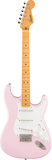 Squier Classic Vibe '50s Stratocaster HT, Maple Fingerboard, Parchment Pickguard, Shell Pink - Oxbow Audio Lab