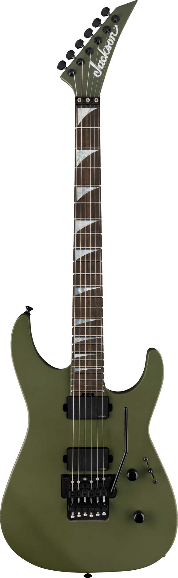 Jackson American Series Soloist SL2MG, Ebony Fingerboard, Matte Army Drab