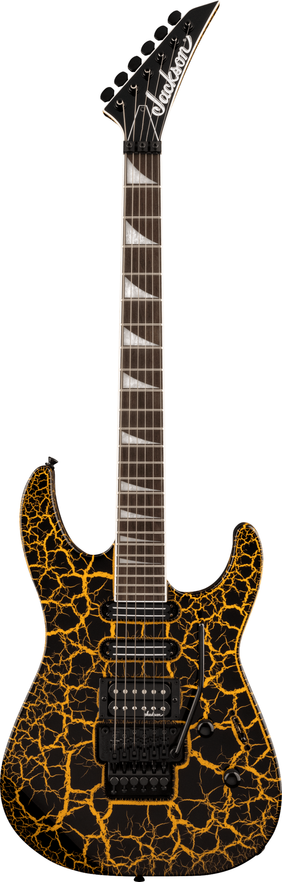 Jackson X Series Soloist SL3X DX, Laurel Fingerboard, Yellow Crackle