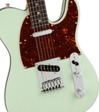 Fender Ultra Luxe Telecaster, Maple Fingerboard, Transparent Surf Green