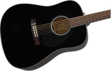 Fender CD-60S Dreadnought, Walnut Fingerboard, Black