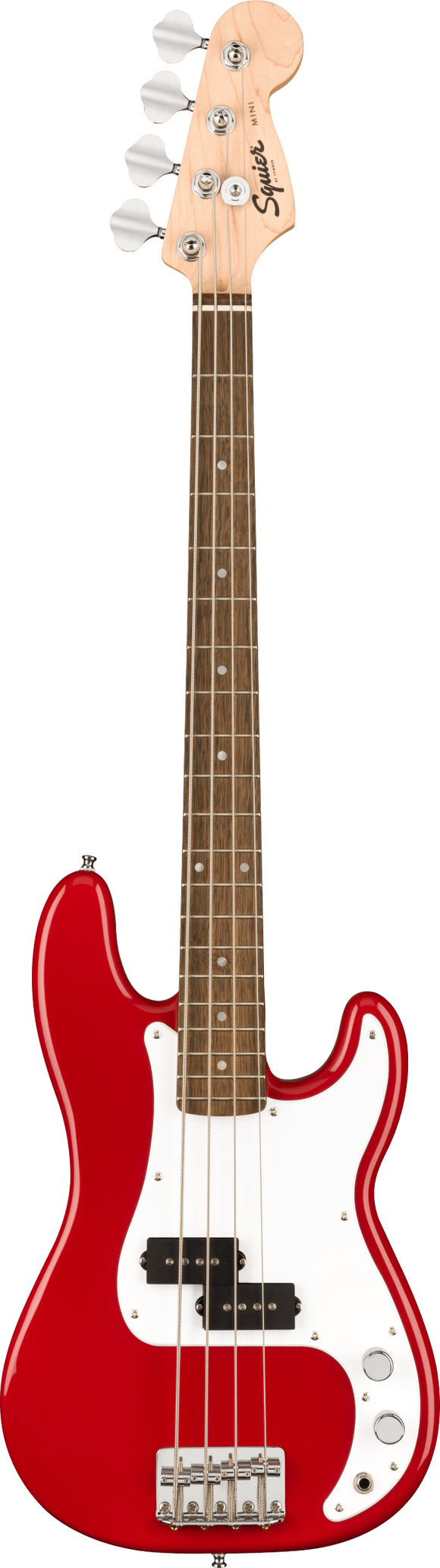 Squier Mini Precision Bass, Laurel Fingerboard, Dakota Red