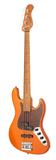 Sadowsky Guitars MetroExpress 21-Fret Hybrid P/J 4-String Bass with Gigbag - Candy Apple Orange Metallic - Oxbow Audio Lab