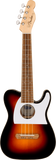 Fender Fullerton Tele Uke, Walnut Fingerboard, White Pickguard, 2-Color Sunburst