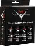 Fender Custom Shop Deluxe Guitar Care System, 4 Pack, Black