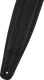 Fender 3.5" Premium Leather Strap, Black