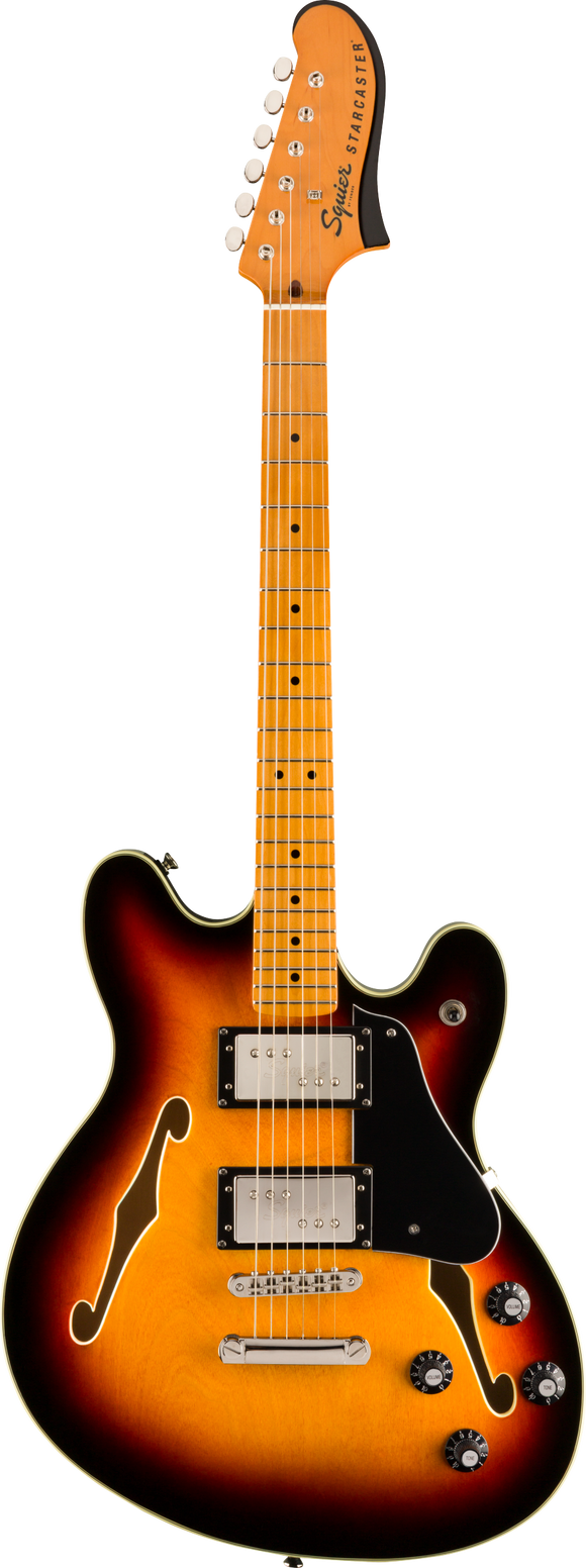 Squier Classic Vibe Starcaster, Maple Fingerbaord, 3-Color Sunburst