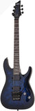 Schecter Omen Elite-6 Floyd Rose Electric Guitar, See-Thru Blue Burst