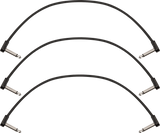 Fender Blockchain 12" Patch Cable, 3-pack, Angle/Angle