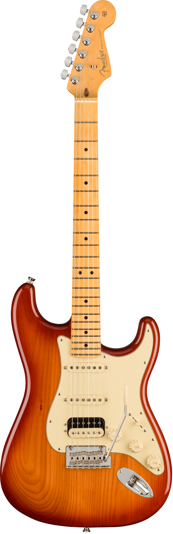 Fender American Professional II Stratocaster HSS, Maple Fingerboard, Sienna Sunburst