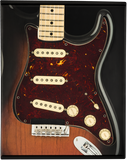 Fender Pre-Wired Strat Pickguard, Original '57/'62 SSS, Tortoise Shell 11 Hole PG