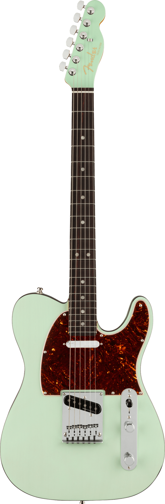 Fender Ultra Luxe Telecaster, Maple Fingerboard, Transparent Surf Green