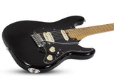 Schecter MV-6 Solidbody Electric Guitar, Gloss Black