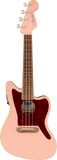 Fender Fullerton Jazzmaster Uke, Walnut Fingerboard, Tortoiseshell Pickguard, Shell Pink
