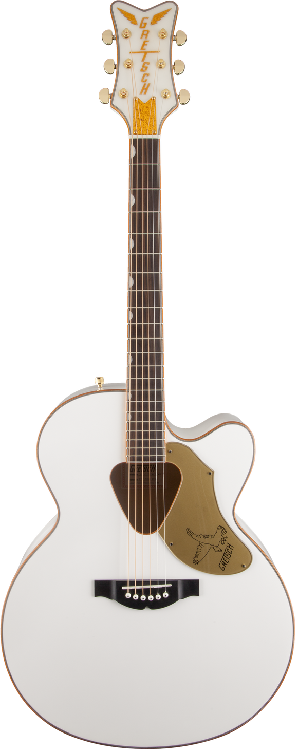 Gretsch G5022CWFE Rancher Falcon Jumbo Cutaway Acoustic/Electric, Fishman Pickup, White