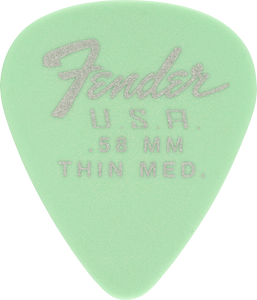 Fender  Dura-Tone 351 Shape, .58, Surf Green, 12-Pack