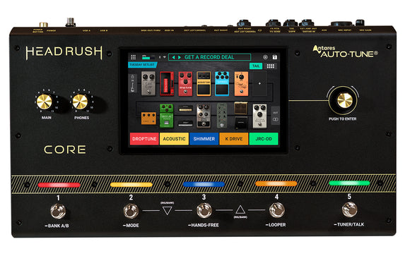 HeadRush Core Guitar FX/Amp Modeler/Vocal Processor