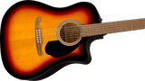 Fender FA-125CE Dreadnought, Walnut Fingerboard, Sunburst