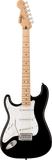 Squier Sonic Stratocaster Left-Handed, Maple Fingerboard, White Pickguard, Black