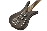 Warwick RockBass Corvette $$ 5, with Gig Bag - Nirvana Black Transparent Satin