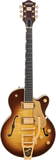 Gretsch Broadkaster® Jr. LX Figured Center Block with String-Thru Bigsby and Gold Hardware, Ebony Fingerboard, Caramel Dawn - Oxbow Audio Lab