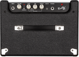 Fender Rumble 25 V3 Bass Amplifier Combo, Black/Silver