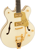 Gretsch Falcon Center Block LTD with String-Thru Bigsby and Gold Hardware, Ebony Fingerboard, Vintage White