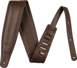 Fender 3.5" Premium Leather Strap, Brown