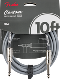 Fender Contour Instrument Cable, Inca Silver, 10' - Oxbow Audio Lab