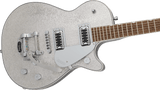 Gretsch G5230T Electromatic Sparkle Jet FT Single-Cut with Bigsby, Laurel Fingerboard, Silver Sparkle